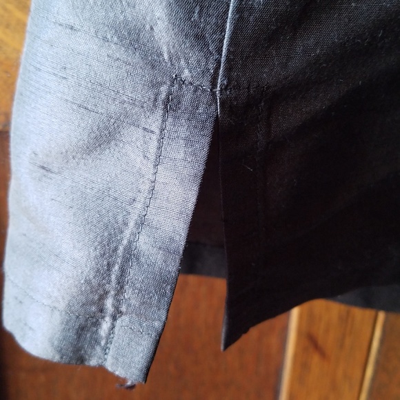 Bloomingdale's Brown Silk 2Pc Top & Jacket 16 - Picture 3 of 6